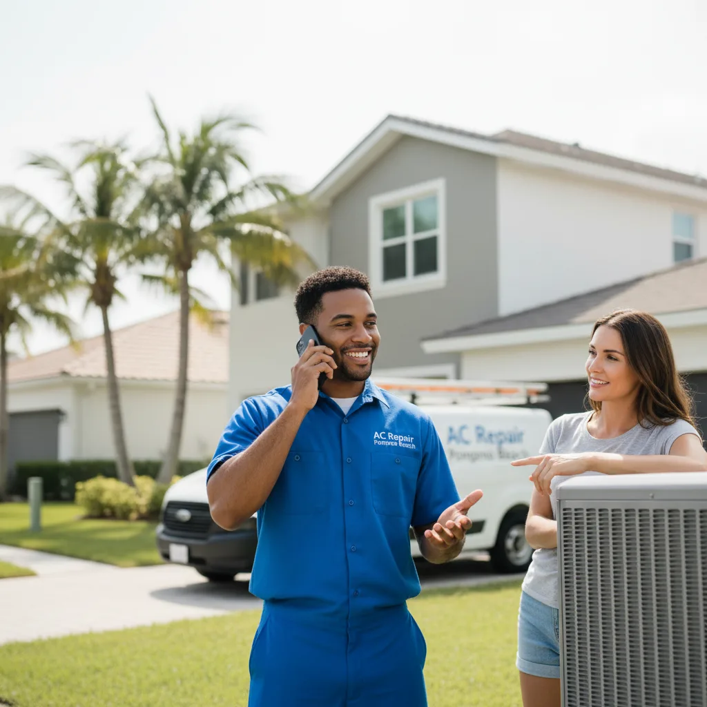 AC Repair Pompano Beach customer support in Belle